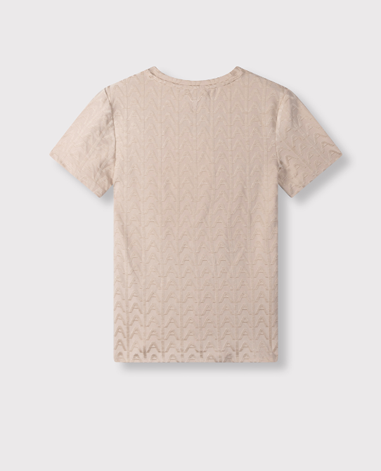 Alix LADIES KNITTED A JAQUARD T-SHIRT
