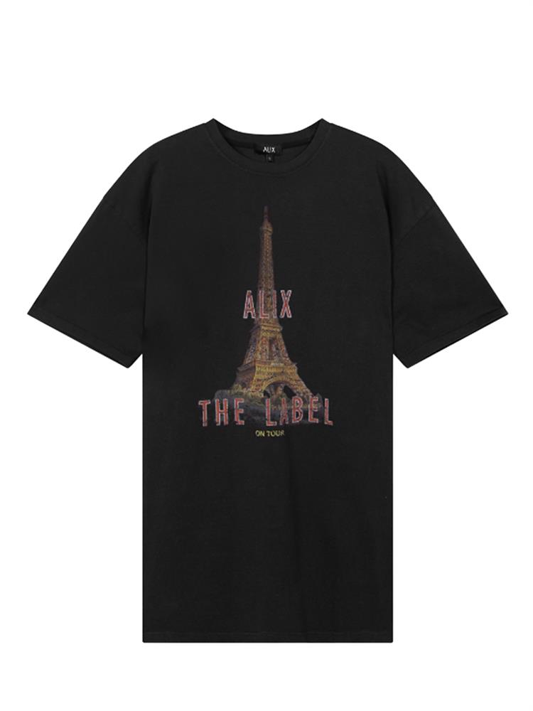 Alix LADIES KNITTED PARIS T-SHIRT DRESS