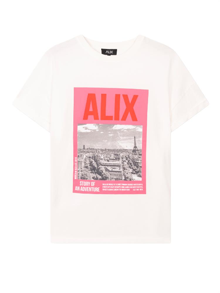 Alix LADIES KNITTED PHOTOPRINT T-SHIRT