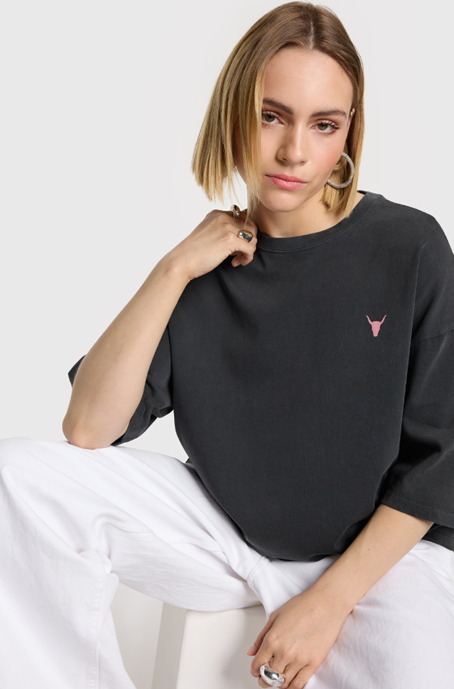 Alix LADIES KNITTED PRINT T-SHIRT