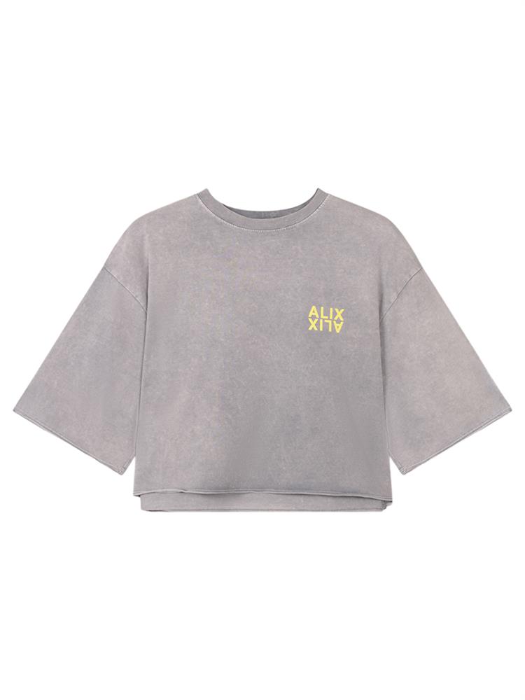 Alix LADIES KNITTED RAW EDGE T-SHIRT