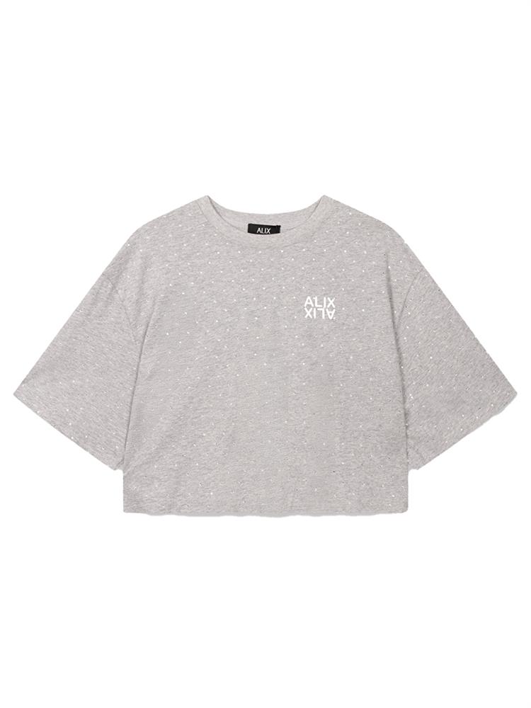 Alix LADIES KNITTED STUDDED T-SHIRT