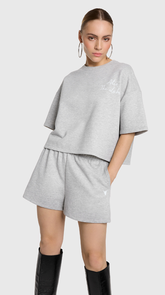 Alix LADIES KNITTED SWEAT T-SHIRT