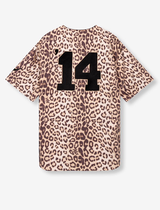Alix LADIES WOVEN ANIMAL BASEBALL SHIRT