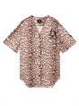 Alix LADIES WOVEN ANIMAL BASEBALL SHIRT