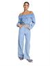 Alix LADIES WOVEN CHAMBRAY DENIM PANTS