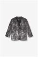 Alix LADIES WOVEN COATED OVERSIZED BLAZER