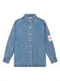 Alix LADIES WOVEN EMBELLISHED DENIM BLOUSE