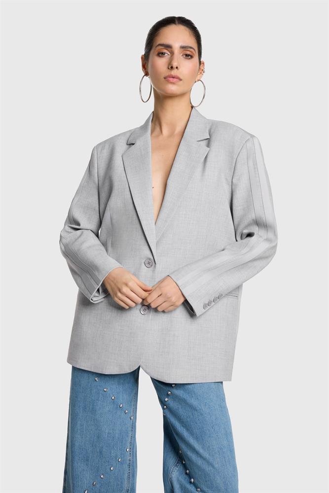 Alix LADIES WOVEN FLOWY BLAZER