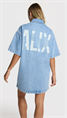 Alix LADIES WOVEN FLOWY SHIRT DRESS