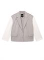 Alix LADIES WOVEN PINSTRIPE CROPPED BLAZER