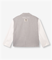 Alix LADIES WOVEN PINSTRIPE CROPPED BLAZER