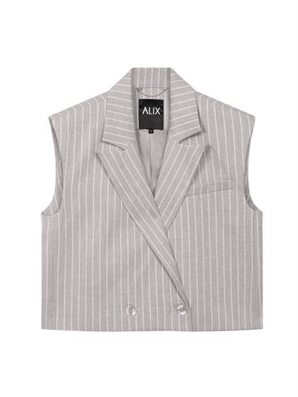 Alix LADIES WOVEN PINSTRIPE WAISTCOAT