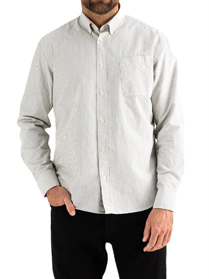 Butcher of Blue Aidan Oxford Stripe Shirt