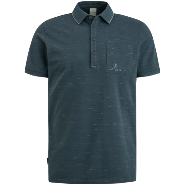 Cast Iron Short sleeve polo injected cotton