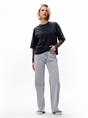 Catwalk Junkie Loose fit Tshirt with leopard mesh sleeves