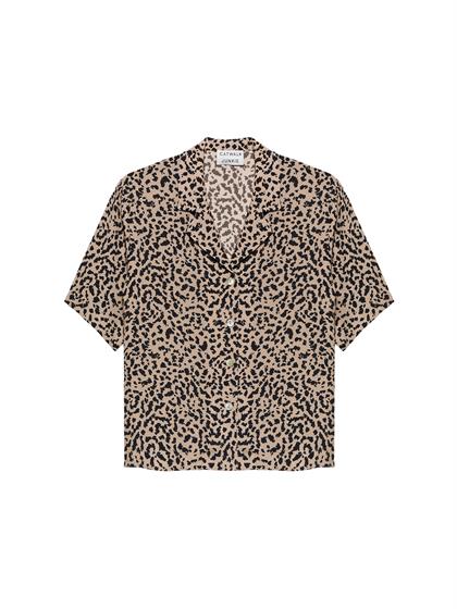 Catwalk Junkie Resort leopard blouse