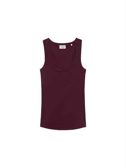 Catwalk Junkie Scoop neck rib singlet