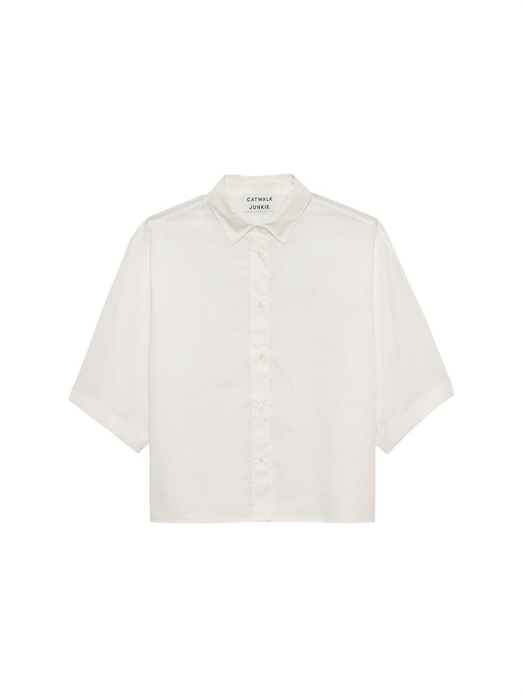 Catwalk Junkie Short sleeve blouse with open back
