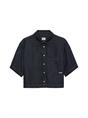 Catwalk Junkie Short sleeve denim blouse