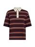 Co'Couture AUGUSTACC STRIPE POLO TEE