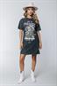 Colourful Rebel LOST IN PARADISE ACID WASH TEE DRESS