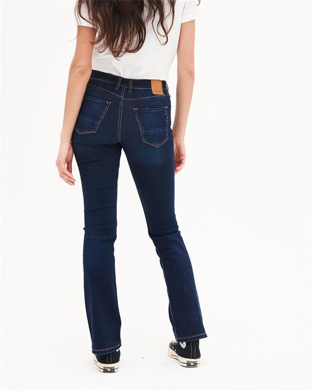 Donkerblauwe jeans