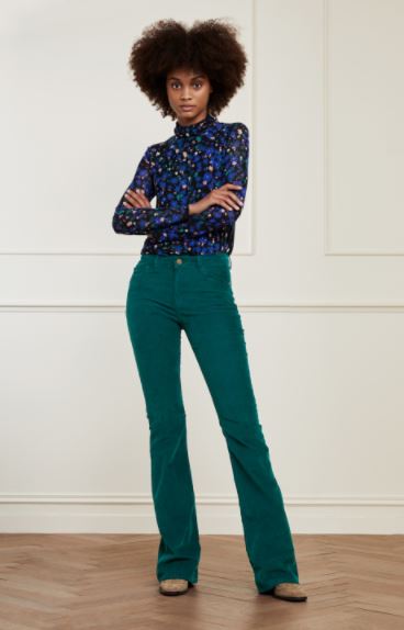 Fabienne Chapot Eva Corduroy Flare Trousers - 32L/34L