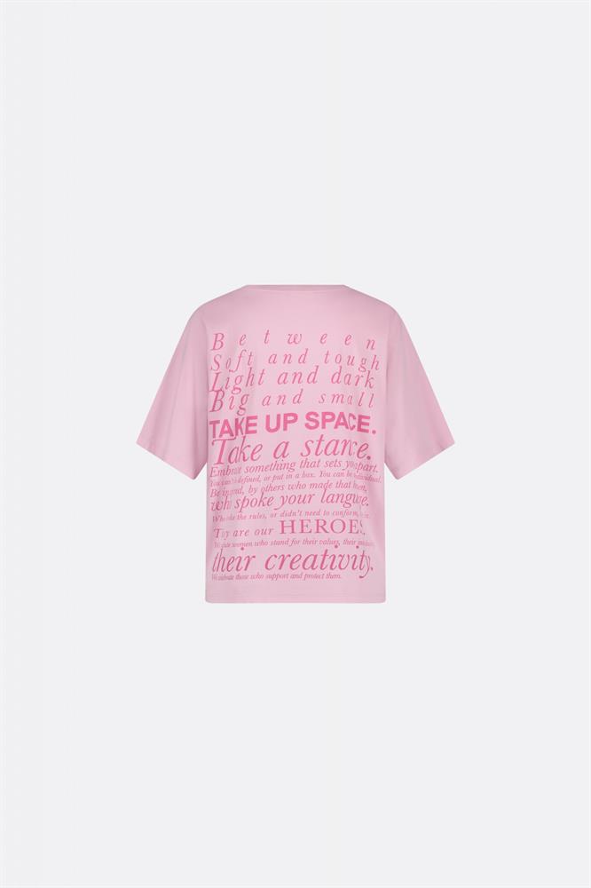 Fabienne Chapot Fay Poem Pink T-shirt