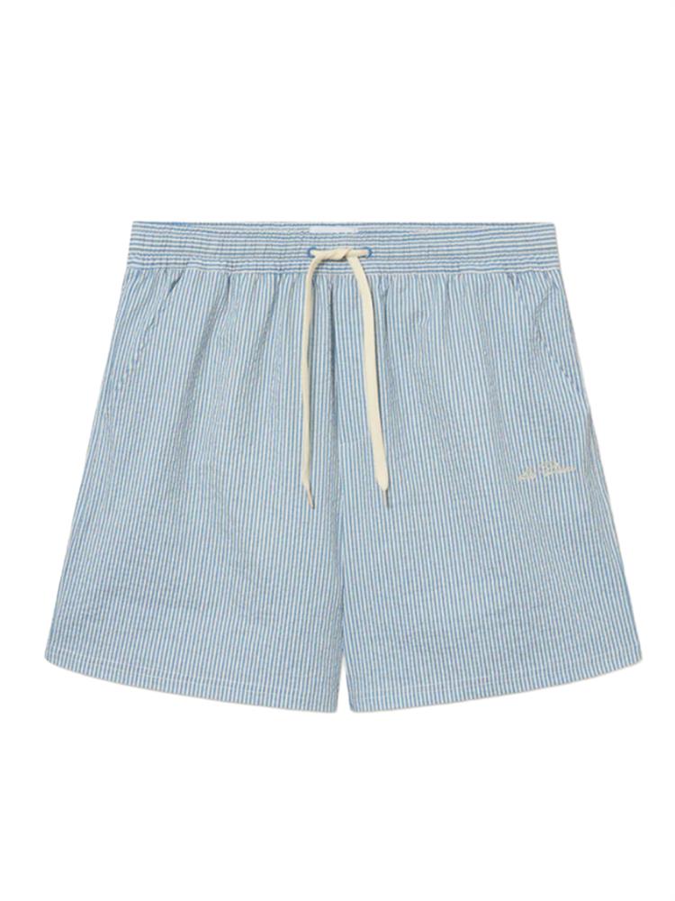Les Deux STAN STRIPE SEERSUCKER SWIMSHORTS