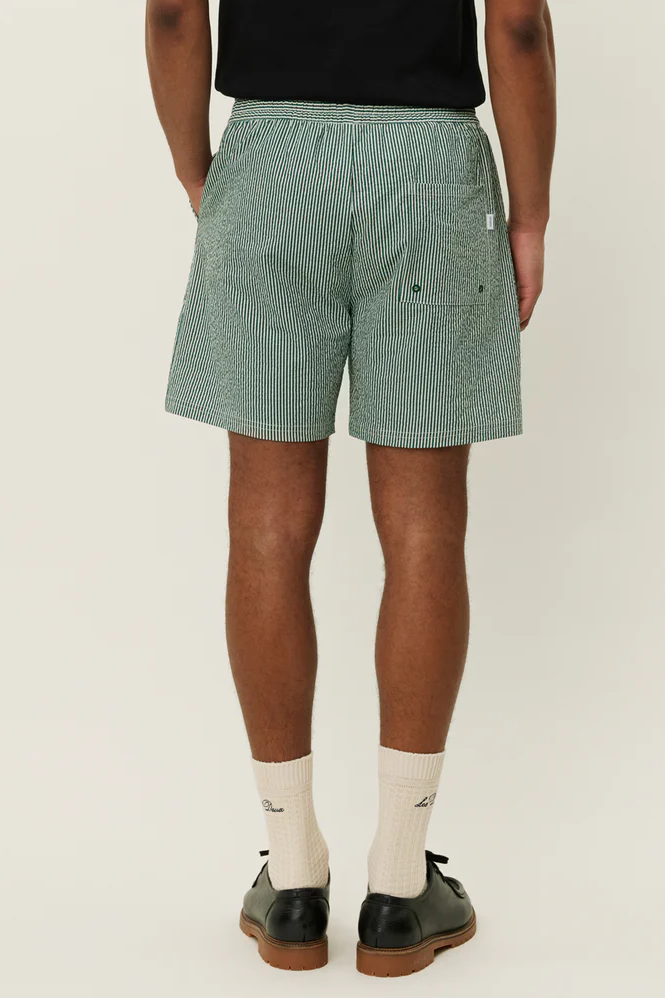 Les Deux STAN STRIPE SEERSUCKER SWIMSHORTS