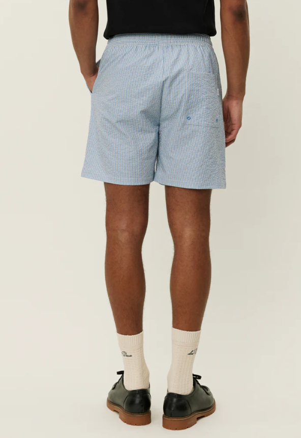 Les Deux STAN STRIPE SEERSUCKER SWIMSHORTS