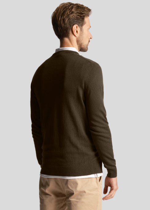 Lyle and Scott Cotton Merino Crew Jumper