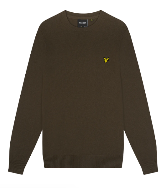 Lyle and Scott Cotton Merino Crew Jumper
