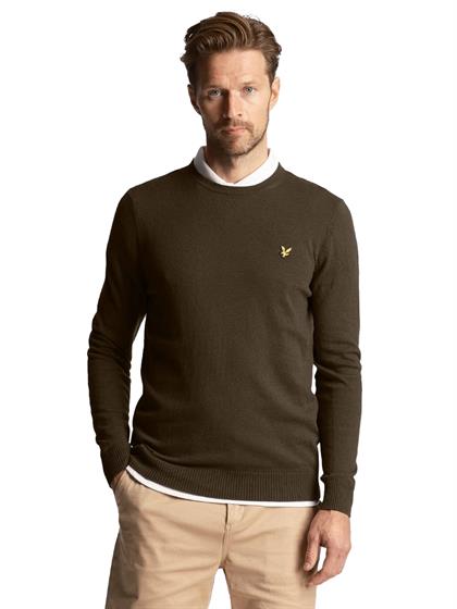 Lyle and Scott Cotton Merino Crew Jumper