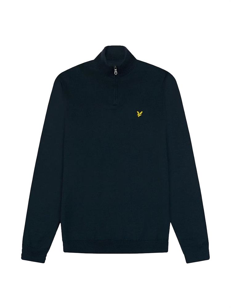 Lyle and Scott Cotton Merino Quarter Zip Jumper