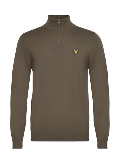 Lyle and Scott Cotton Merino Quarter Zip Jumper