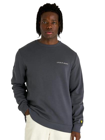 Lyle and Scott Embroidered Crew Neck Sweatshirt