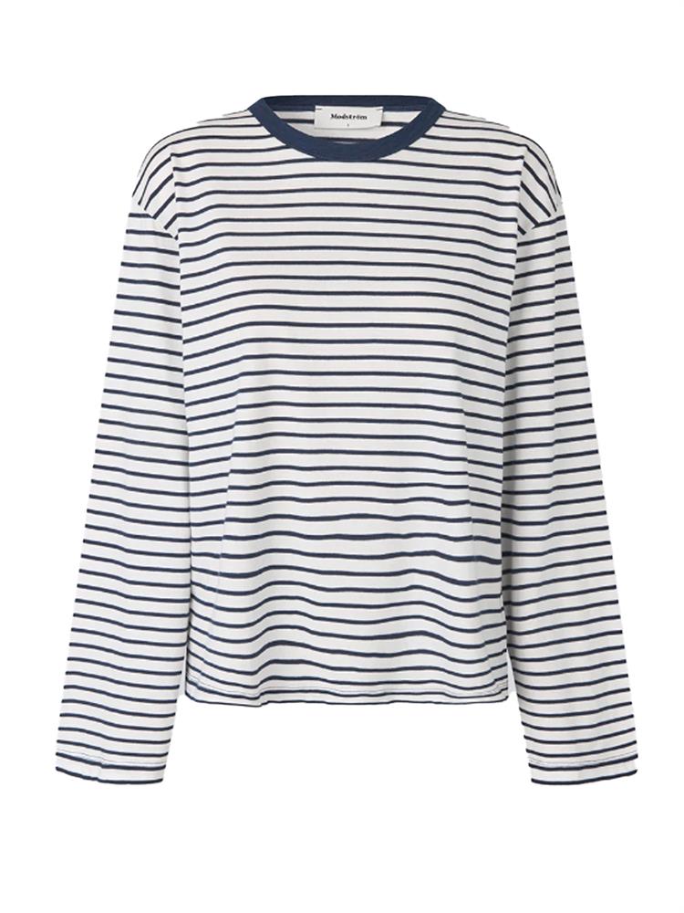 Modstrom HELLENMD LS STRIPE T-SHIRT