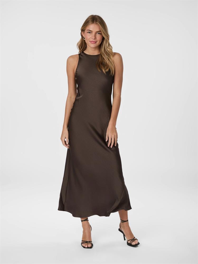 NEO NOIR CELINE HEAVY SATEEN DRESS