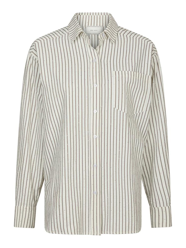 NEO NOIR DALMA CREPE STONE SHIRT