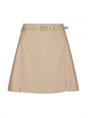 NEO NOIR DONTE MELANGE PINSTRIPE SKIRT