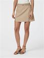 NEO NOIR DONTE MELANGE PINSTRIPE SKIRT