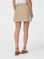NEO NOIR DONTE MELANGE PINSTRIPE SKIRT