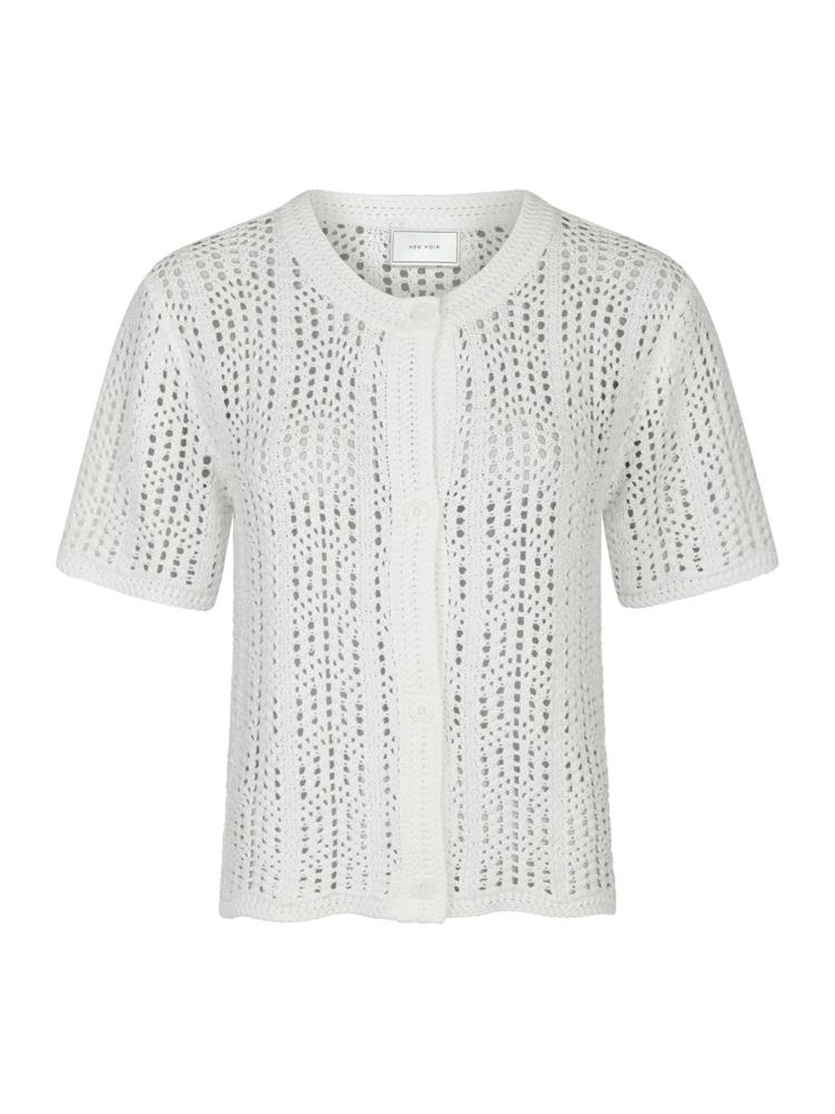 NEO NOIR ELLEN CROCHET KNIT CARDIGAN