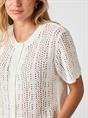 NEO NOIR ELLEN CROCHET KNIT CARDIGAN