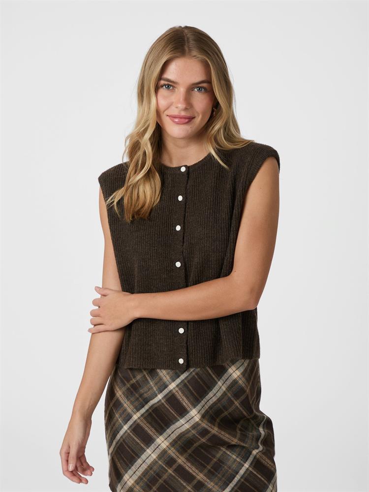 NEO NOIR EVEREST KNIT VEST PO