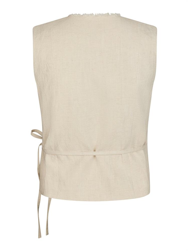 NEO NOIR FILORA RAMIE WRAP WAISTCOAT