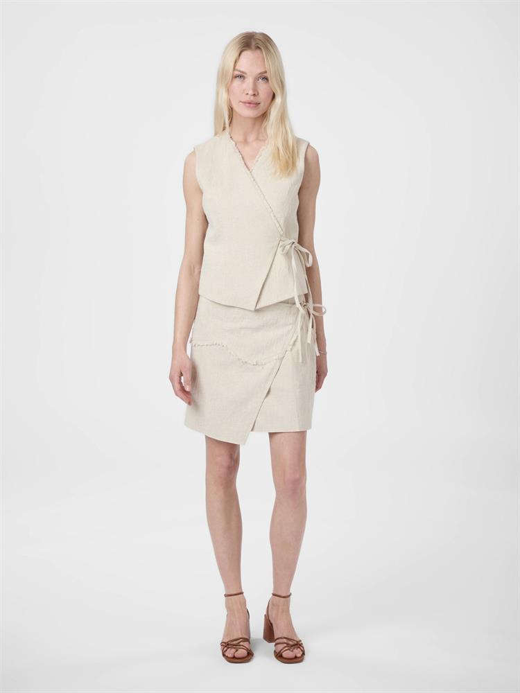 NEO NOIR FILORA RAMIE WRAP WAISTCOAT