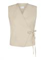 NEO NOIR FILORA RAMIE WRAP WAISTCOAT